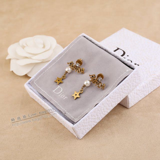 Dior飾品 迪奧經典熱銷款耳環耳吊耳釘  zgd1158